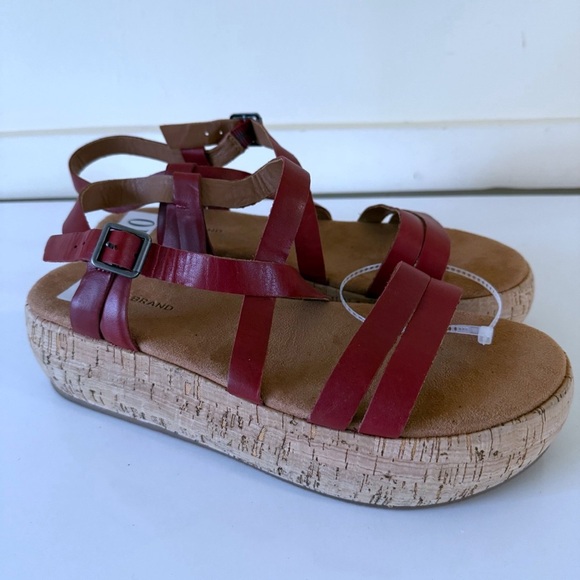 Lucky Brand Women's Jacobean Platform Sandal Wedge SZ 10 New - Picture 2 of 5